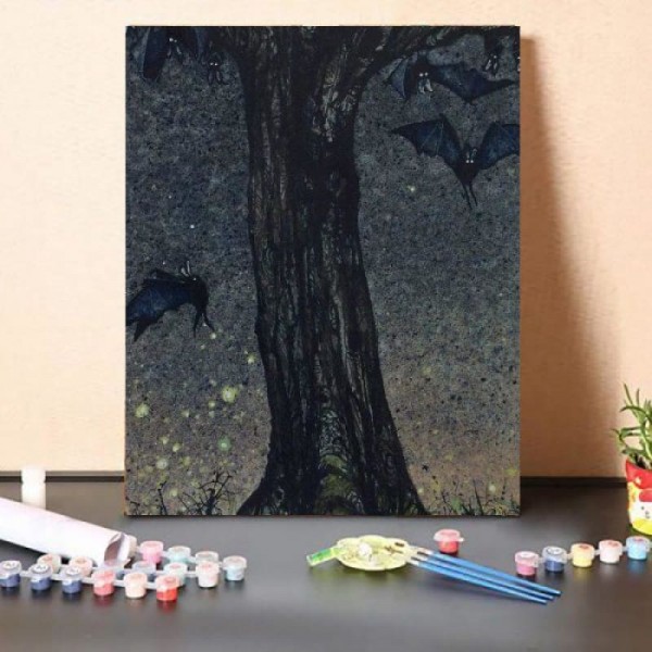 Paint By Numbers Kit – Shadow in the Forest