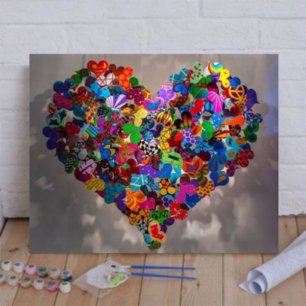 Paint by Numbers Kit Heart to Heart