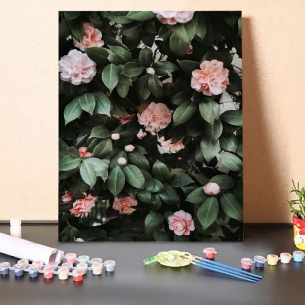 Paint by Numbers Kit-Flower and Leaf
