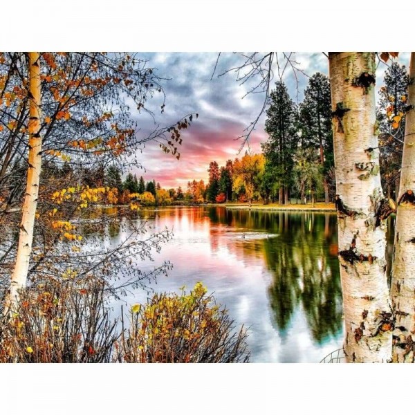 Landscape Nature Lake Diy Paint By Numbers Kits