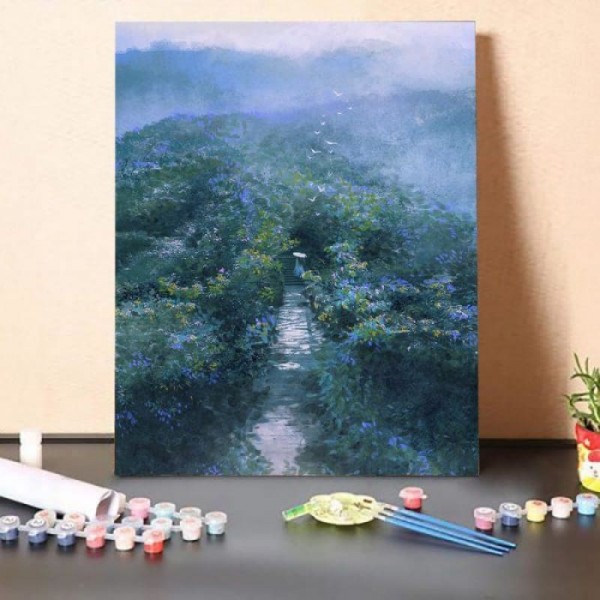 Paint by Numbers Kit-Mountain path