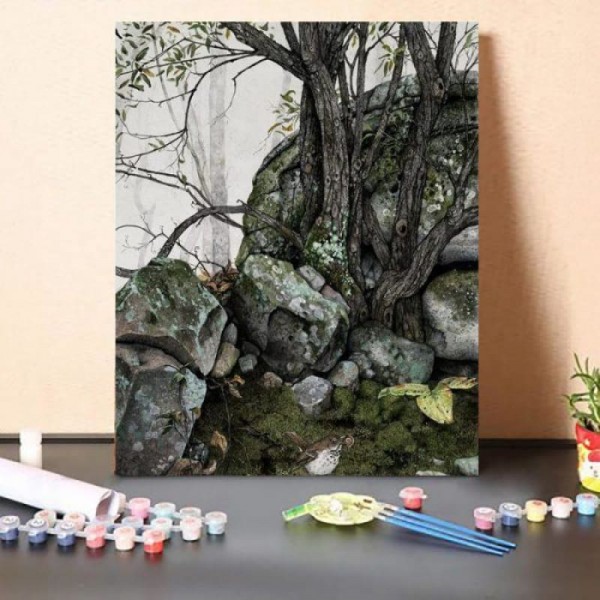 Paint By Numbers Kit – Mountain stone