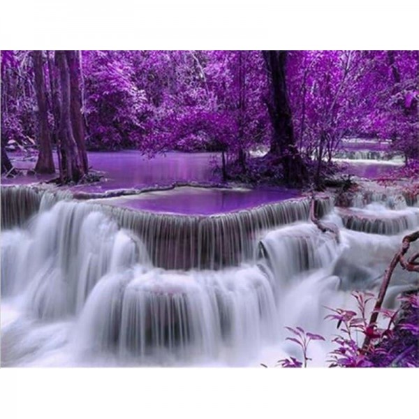 Order Landscape Waterfall Diy Paint By Numbers PBN50415