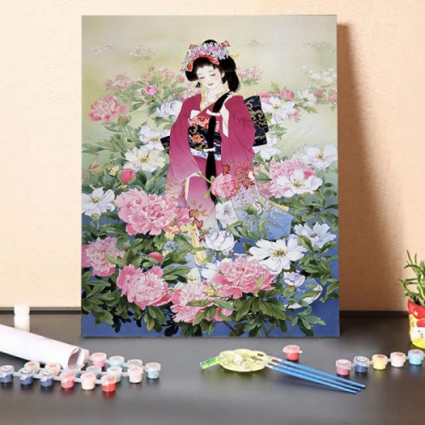 Paint by Numbers Kit-Japanese Classical Singer 5