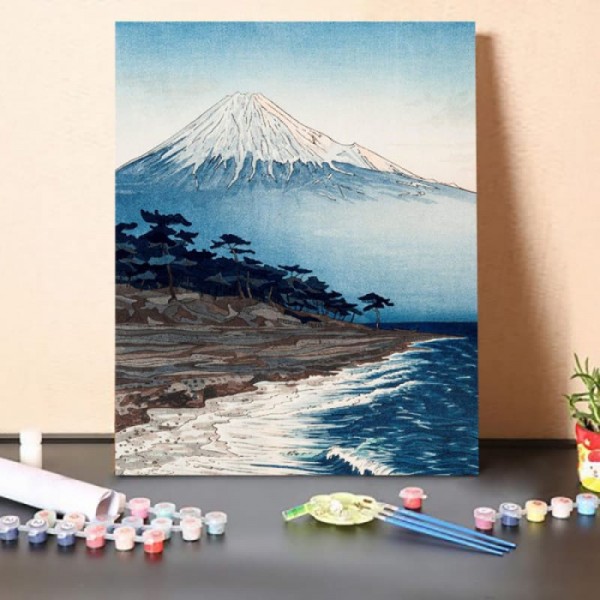 Paint by Numbers Kit-Under the Mount Fuji
