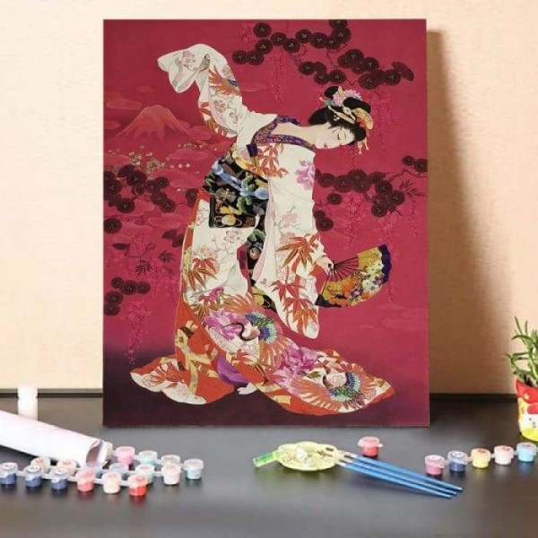 Paint by Numbers Kit-Japanese Classical Singer 17