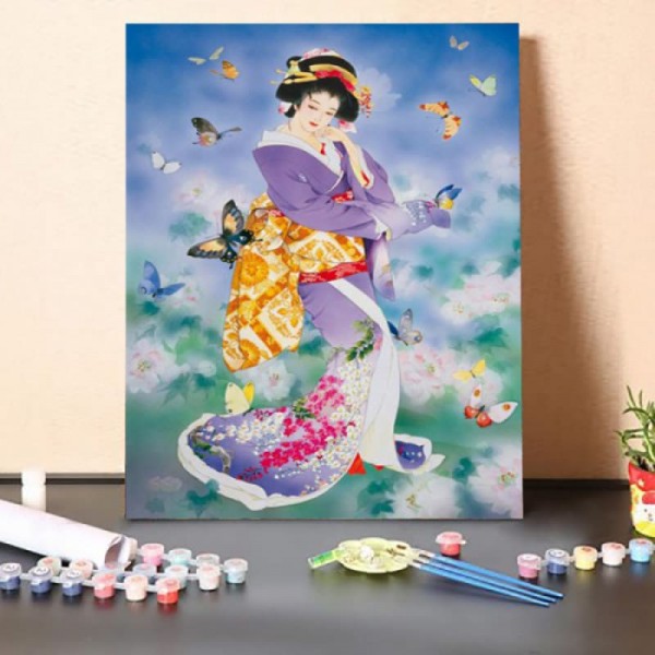 Paint by Numbers Kit-Japanese Classical Singer 9