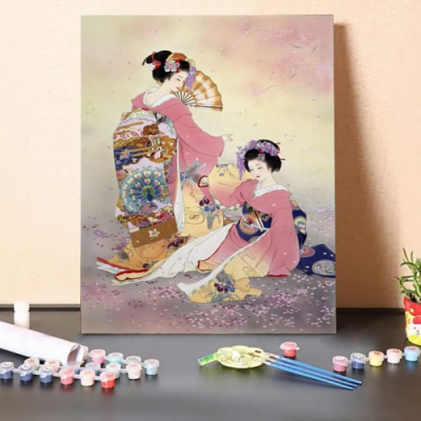Paint by Numbers Kit-Japanese Classical Singer 16