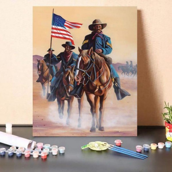Buffalo Soldiers – Paint By Numbers Kit