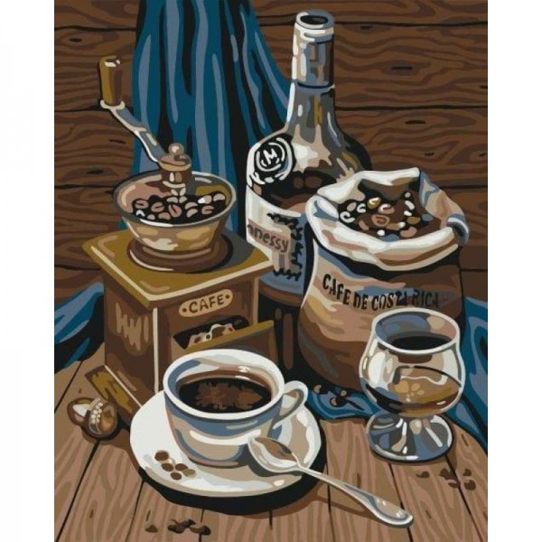Coffee Paint By Numbers Kits