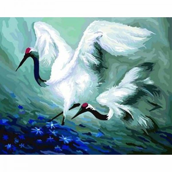 Buy Animal Crane Diy Paint By Numbers Kits