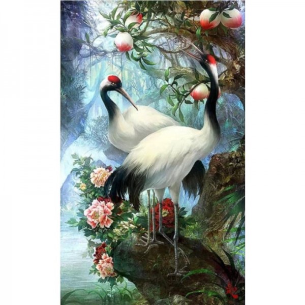 Red-Crowned Crane Diy Paint By Numbers Kits