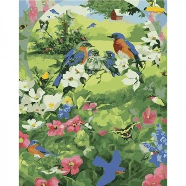 Buy Flying Animal Bird Diy Paint By Numbers Kits