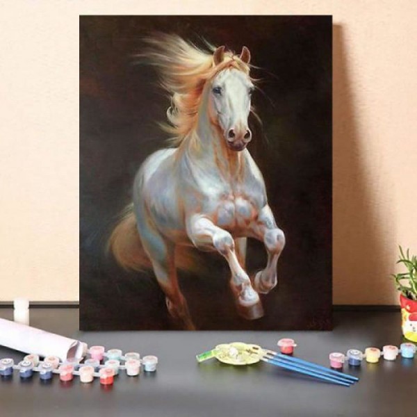 Paint by Numbers Kit – Running Horse