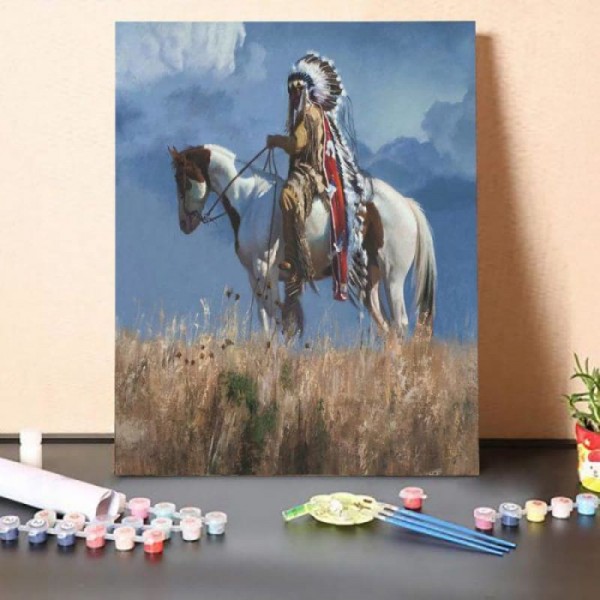 Paint By Numbers Kit-Hero On Horseback
