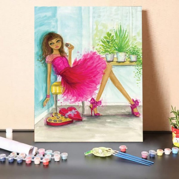 Paint By Numbers Kit-Valentine's Gift