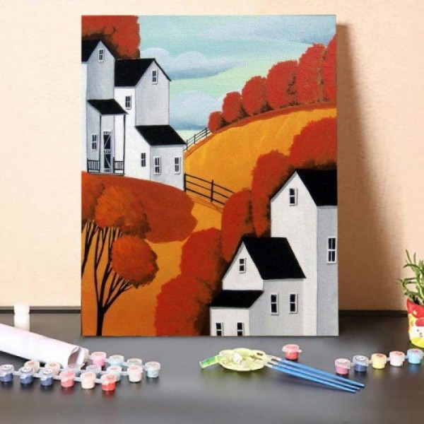 Red Maples Paint By Numbers Kit