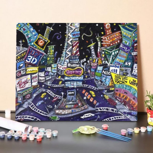 Paint By Numbers Kit-City of Lights