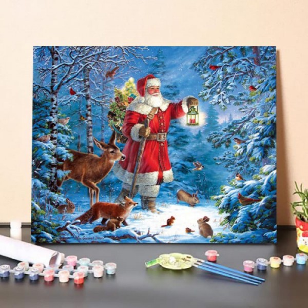 Wilderness Santa – Paint By Numbers Kit