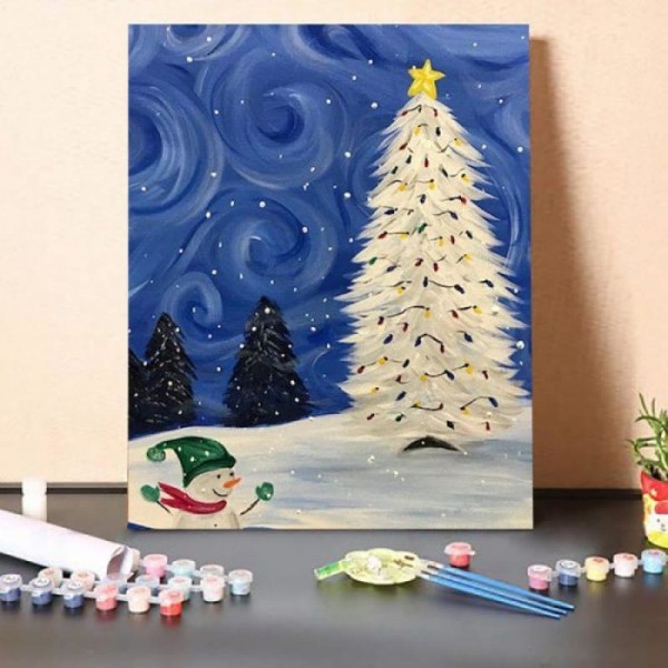 Paint By Numbers Kit – Christmas Night 2