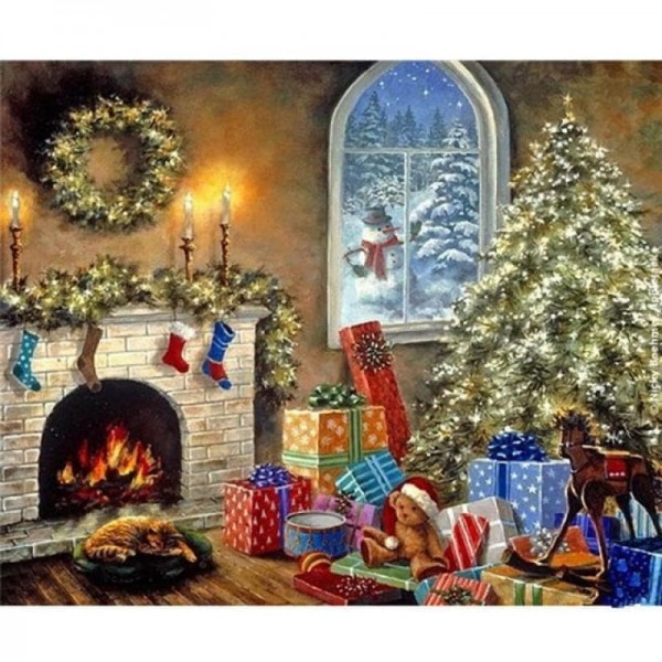 Christmas Diy Paint By Numbers Kits