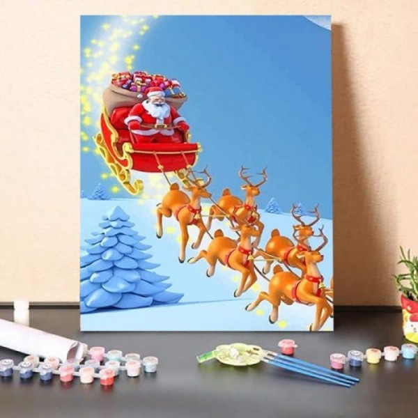 Paint By Numbers Kit – Father Christmas