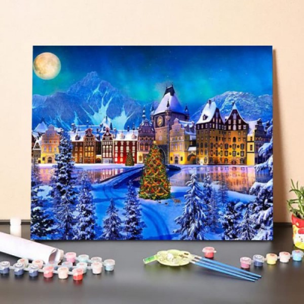 Paint by Numbers Kit-Christmas Eve