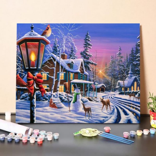 Christmas Curiosity – Paint By Numbers Kit