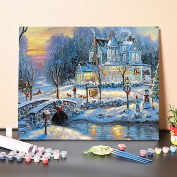 A White Christmas – Paint By Numbers Kit