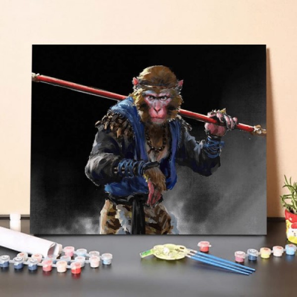 Paint by Numbers Kit-Monkey King