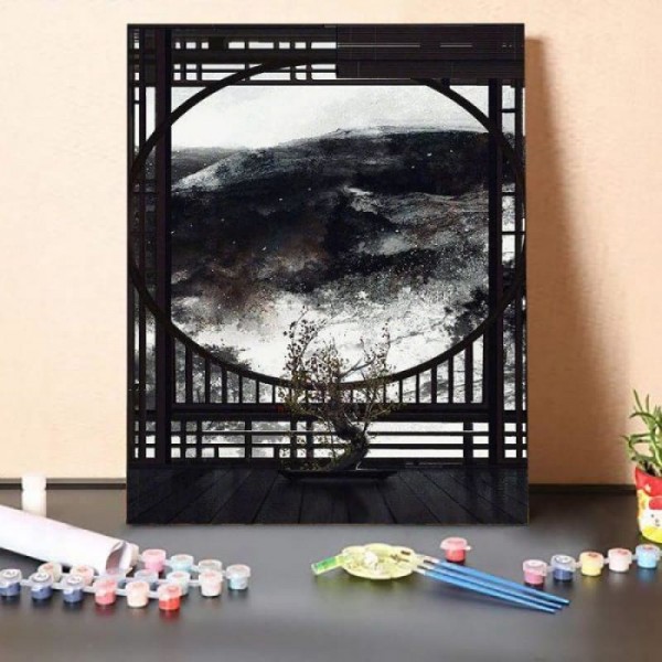 Paint by Numbers Kit-Night scene