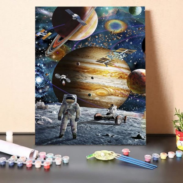 Paint by Numbers Kit-Planet Landing