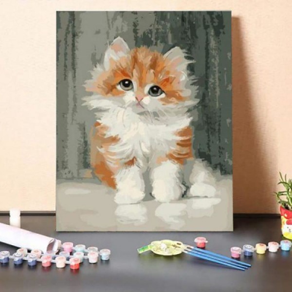 Cute Little Kitten – Paint By Numbers Kit