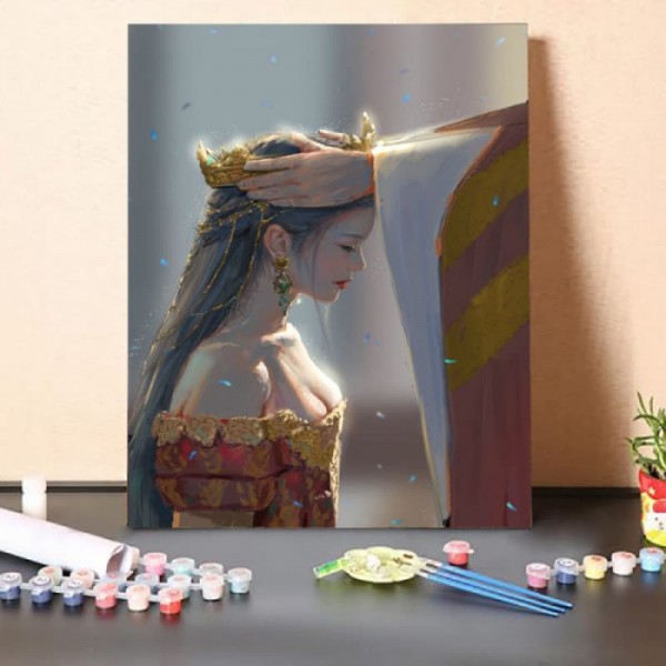 Paint by Numbers Kit-Crown Her