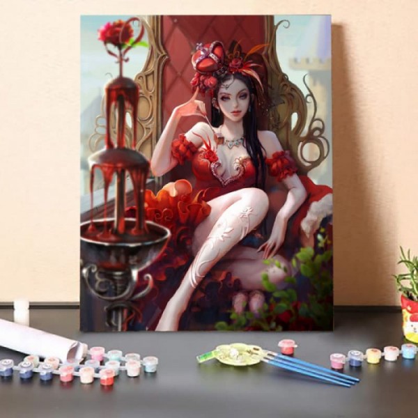 Paint by Numbers Kit-The Red Woman