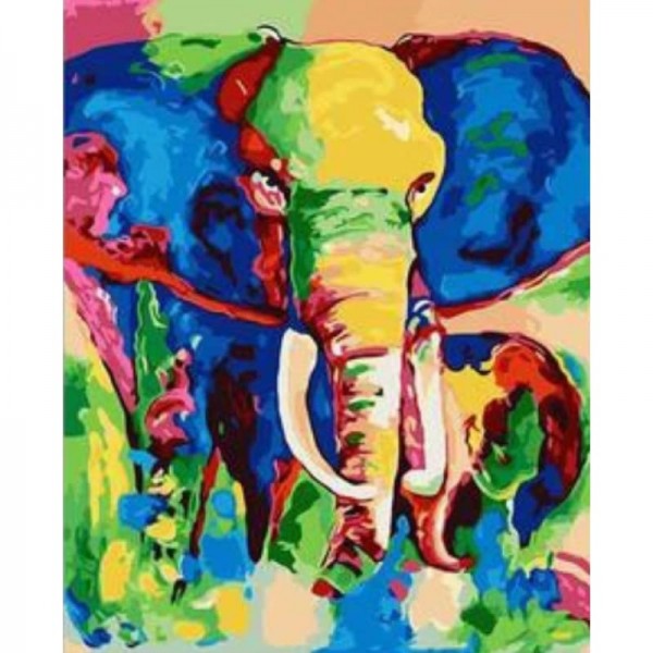 Colored Animal Diy Paint By Numbers Kits
