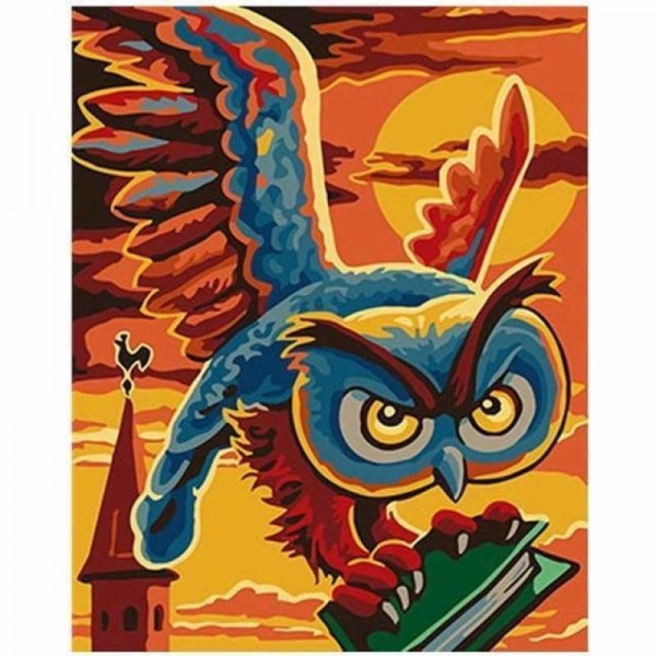 Buy Colorful Owl Diy Paint By Numbers Kits