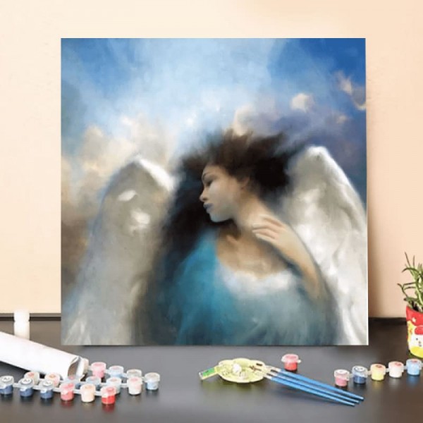Paint by Numbers Kit-Angel??s indulgence