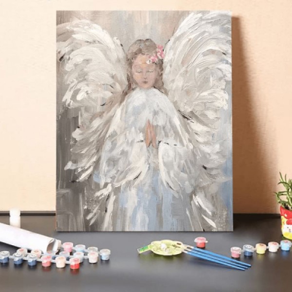 Paint by Numbers Kit-Holy Angels