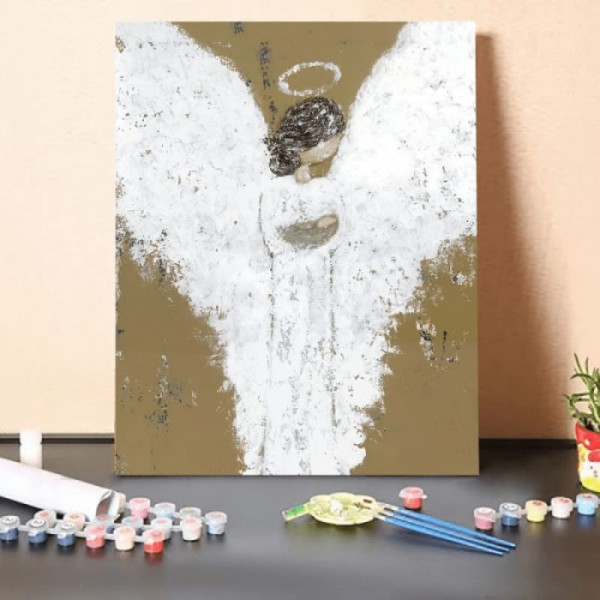 Paint by Numbers Kit-Angel Halo