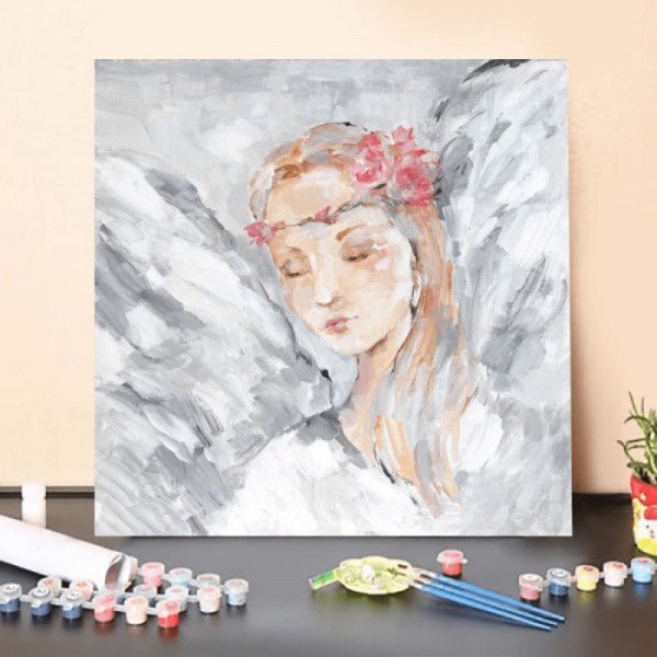 Paint by Numbers Kit-Angel Face