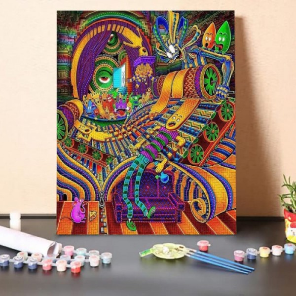 Paint by Numbers Kit-Dazzling Color