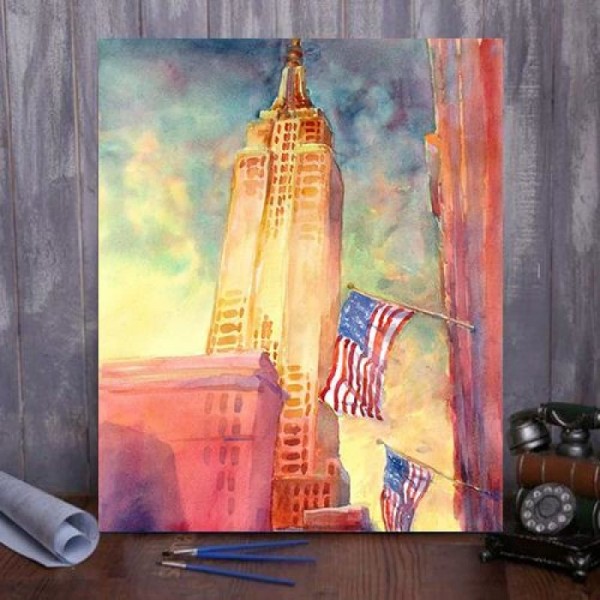 Empire State Paint By Numbers Kit