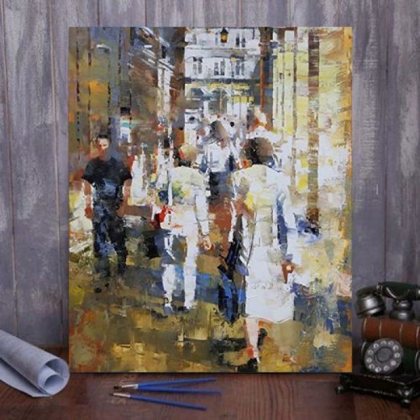 By the Louvre Paint By Numbers Kit