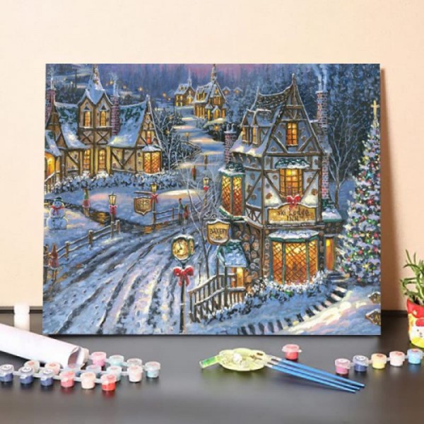 Alpine Village – Paint By Numbers Kit