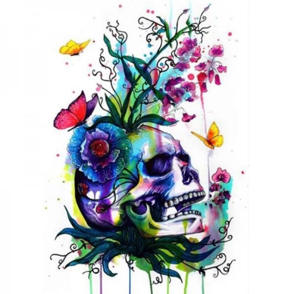 Skull Diy Paint By Numbers Kits