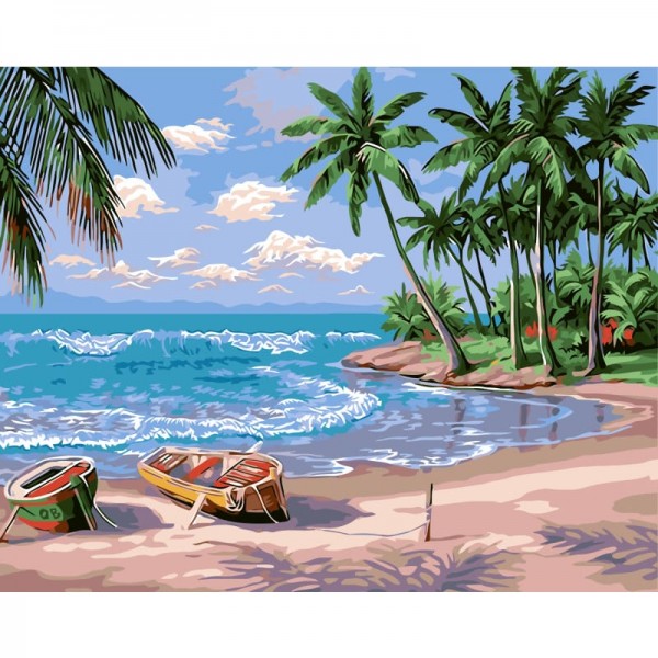 Landscape Beach Summer DIY Paint By Numbers Kits