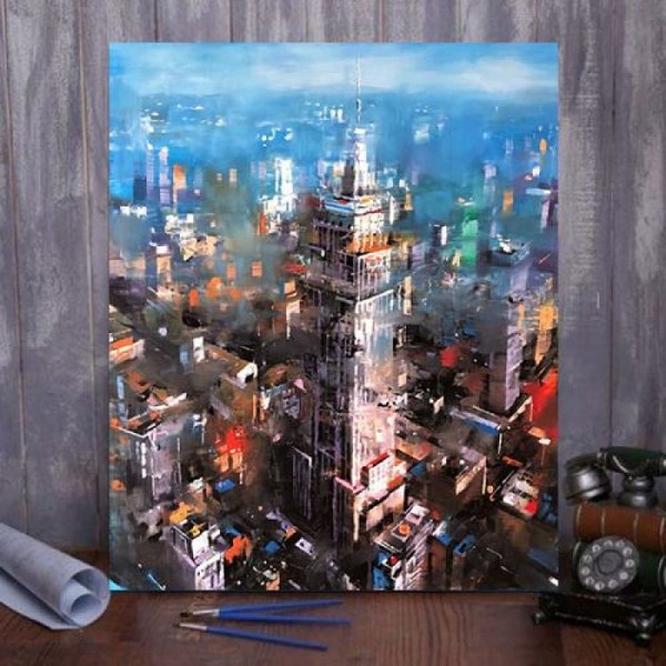 Over Empire State Paint By Numbers Kit