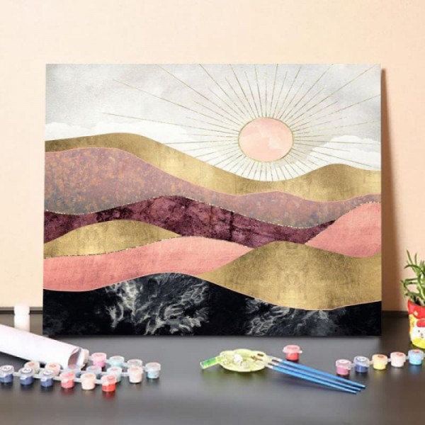 ferdasecPaint By Numbers Kit – Blush Sun