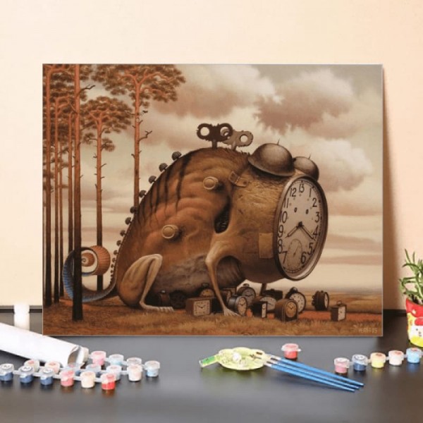 Paint by Numbers Kit-Clocks